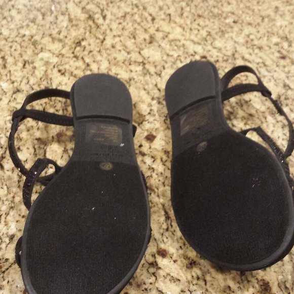 ARIZONA JEAN CO Black flat (AZ MARLEY) Sandals Size 6.5 M - NEW in BOX - Picture 4 of 8
